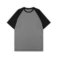 thumbnail image 5 of Mens Quick Dry Athletic T-Shirts, Workout Tops for Men Summer Outdoor Loose Fit Basic Stretch Short Raglan Sleeve Shirts S-3XL, 5 of 5