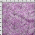 thumbnail image 4 of oneOone Cotton Jersey Purple Fabric Floral Dress Material Fabric Print Fabric By The Yard 58 Inch Wide, 4 of 4