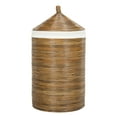 thumbnail image 5 of Safavieh WELLINGTON RATTAN STORAGE HAMPER WITH LINER, HAC6501C, 5 of 8