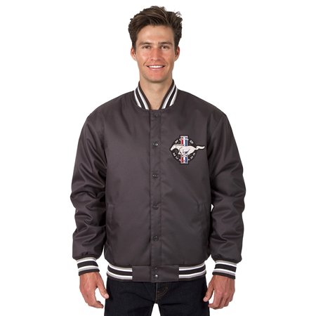 - Mens Ford Mustang Poly-Twill Jacket with Embroidered Emblems