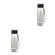 thumbnail image 1 of Botella de agua Yuarrent Contenedor de líquido 450 ml Gran capacidad Deportes Taza al aire libre 2piezas Negro transparente, 1 of 6