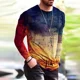 thumbnail image 2 of Sudadera holgada de manga larga con cuello redondo para hombre, diseño divertido, elasticidad, moda vintage de los años 90, jerséis para hombre, tendencias 2024, 2 of 5