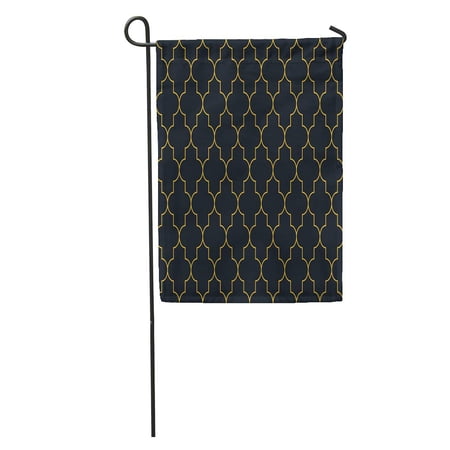 SIDONKU Trellis Neon Orange Moroccan Pattern Abstract Antique Architecture Baroque Garden Flag Decorative Flag House Banner 28x40 inch