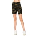 thumbnail image 6 of Biker Shorts for Women with Pocket Body Contour Bike Short for Workout Yoga Running Camouflage, 6 of 7