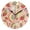 Black, variant on Strawberries Cute Puppies Rainbows Round Wall Clock Silent Analog Battery Operated Black Pointer Home Decor 9.84" Diameter