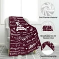 thumbnail image 2 of Yibo 60th Birthday Gifts for Her Blanket Flannel Soft and Comfortable Anti-static Bed Sofa Blanket, 2 of 7