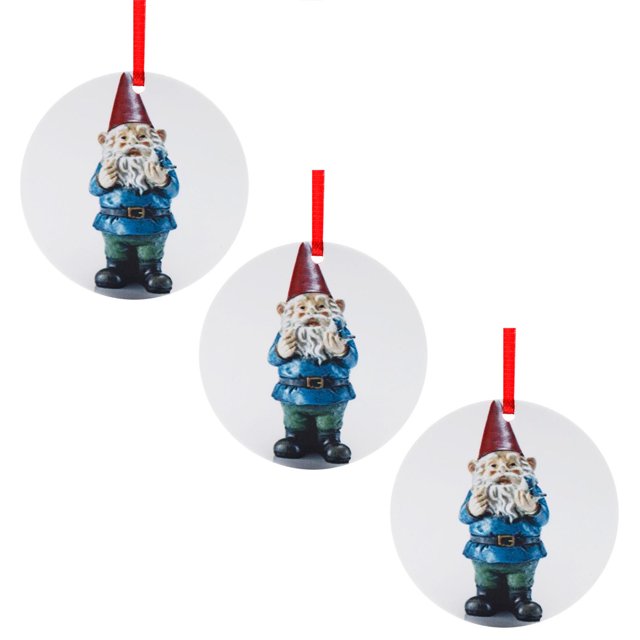 Hot6sl Ofertas Del Día Adornos para Árbol de Navidad con Colgante con Patrón Divertido de Papá Noel