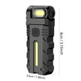 thumbnail image 2 of LED Mini Flashlight with Long Battery Life Portable Hat Clip Multifunctional Emergency Work Light for Outdoor Activities, 2 of 6