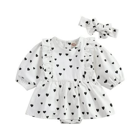 

Mioliknya Girl s Long Sleeve Lace Short Dress and Hairband Set