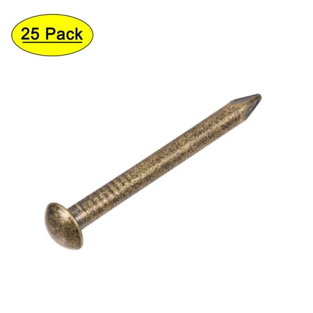

2.8x30mm Small Tiny Nails Brass Bronze Tone 25 Pack