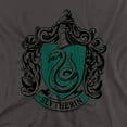 thumbnail image 2 of Harry Potter Slytherin Crest Women's T Shirt, Charcoal, X-Large, 2 of 6
