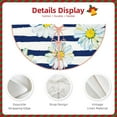 thumbnail image 5 of Bingfone Christmas Tree Skirt Mat Christmas Decoration Interior 36"-Daisy Striped Nautical, 5 of 8