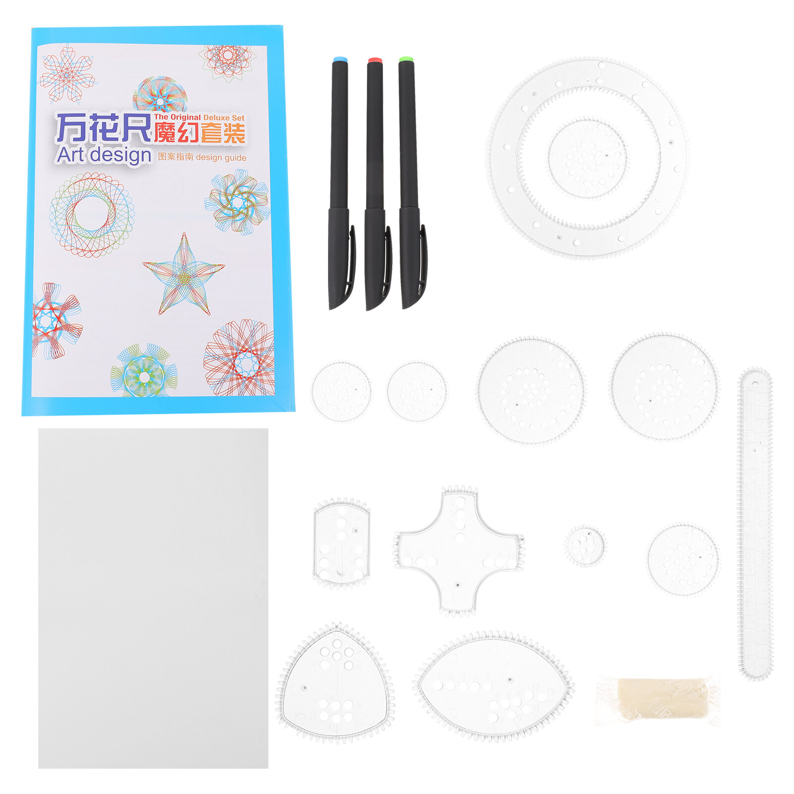 Drawing ruler set 1 Set Drawing Toy Set Wanhua Ruler Painting Template
