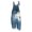 Blue, variant on Womens Halloween Overalls Pumpkin Spiderweb Sleeveless Backless Horror Overalls Bat Skeleton Halter Funny Jumpsuits, 4XL