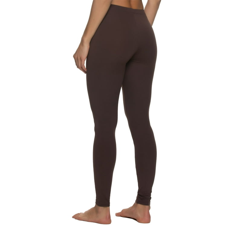Felina Womens Velvety Super Soft Lightweight Leggings, 2-Pack Yoga Pants  (Black Tea Leopard Black, 3X)