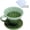 Bicolored Green, variant on Ceramic Pour Over Coffee Dripper includes 50 Filters Porcelain Coffee Maker 01 Hand Drew Brewing Pottery Green Portable Artisanal Manual Gift for 1-2 People Home, Office, School, Camping
