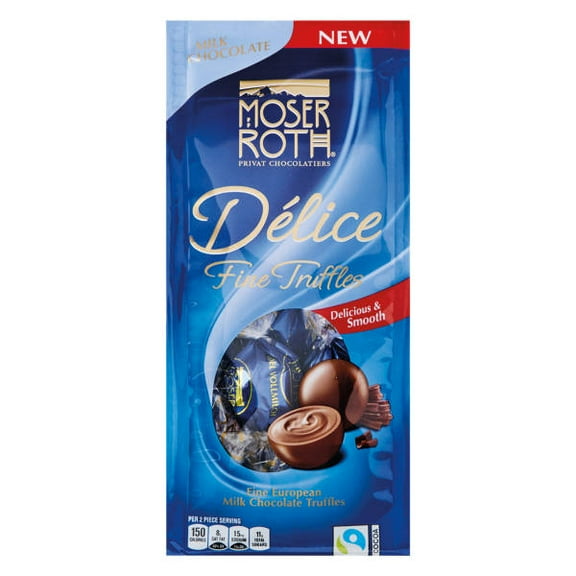 Moser Roth Milk Chocolate Delice Truffles - 4.9383 oz - (Pack of 1)