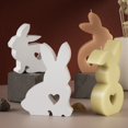 thumbnail image 6 of Ptetnvg Reusable Silicone Mold Easter Bunny Candle Silicone Mold Non-stick Diy Homemade Aromatherapy Scented Candle Decoration Mould Easter Bunny Silicone, 6 of 6
