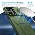 thumbnail image 6 of SELOZKE Compatible with Motorola Moto G Stylus 5G 2024 Green Phone Holder, Magnetic Protective Phone Case, 6 of 9