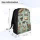 thumbnail image 4 of Balery Vintage Farm Animals Mochila - Mochila Estilosa y Duradera para Laptop de 15 Pulgadas con Tela Oxford Impermeable, 4 of 8