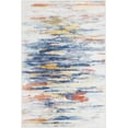 thumbnail image 5 of Wonnitar 4'x6' Abstract Washable Rugs, Soft Living Room Rugs Ultra-Thin Stain Resistant Dining Room Rug, 4x6ft Low-Pile Modern Carpet for Bedroom Non-Slip Throw Rug for Office, Multi Color, 5 of 14