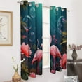 thumbnail image 3 of Flamingo Bubble Garden Luxury Window Curtains Blinds for Living Room Kids Bedroom Bathroom Kicthen Door Home Decor 2 Panels, 3 of 6
