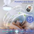 thumbnail image 3 of Ventilador de techo Kviflon, 117 cm, 3 aspas, control remoto LED regulable, 3 of 9