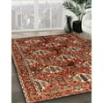 thumbnail image 2 of Ahgly Company Indoor Rectangle Traditional Crimson Red Persian Area Rugs, 6' x 9', 2 of 6