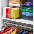 thumbnail image 3 of The Home Edit THED22980157065 Large Drawer Pack of 2 Clear Plastic Storage Bin, 3 of 8