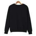 thumbnail image 2 of Chbgutlmr Crewneck Sweatshirts Women Long Sleeve Solid Color Loose Basic Workout Pullover Fall Casual Tops, 2 of 5