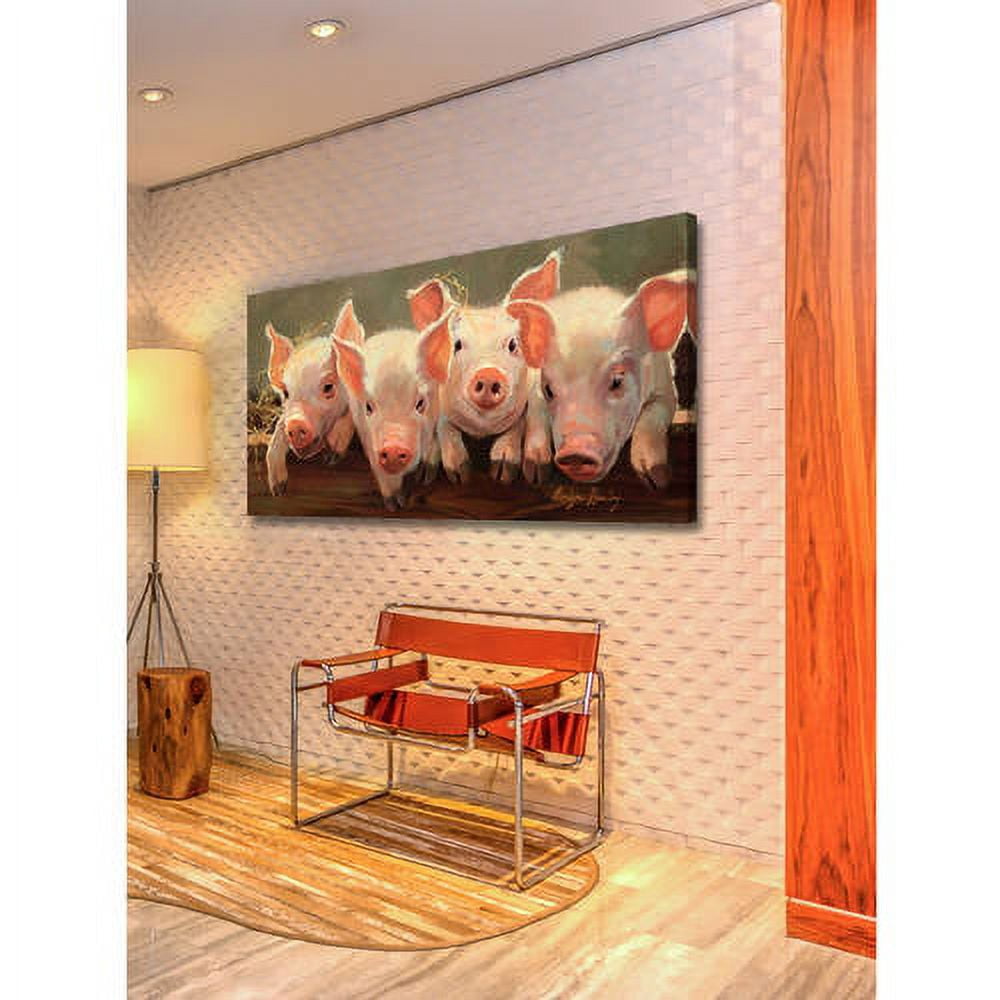 "The Big Squeeze" Painting Print on Wrapped Canvas