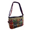 Laurel Burch Long Neck Cats Medium Cross Body Bag