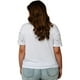 thumbnail image 3 of Blusa con pedrería, talla extra modelo 3022-L (blanco) blanco 42 Roman Fashion Blusa extra 3022-L, 3 of 5