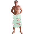 thumbnail image 5 of Interesting Deer Cup 64''x32'' Bath Towels Lightweight Quick-Dry Breathable Soft for Gym Travel Swim, 5 of 8