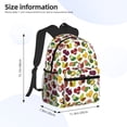 thumbnail image 3 of Fotbe Colorful Fruits Lightweight Casual Laptop Backpack for Men and Women, Daily use Waterproof backpack, Backpack for College, 3 of 7