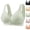 25# Green, variant on Floral Lace Front Snap Nursing Bra, Wireless Maternity Breastfeeding Bra, Wide Strap Support Postpartum Bra for Pregnancy Daily Wear Complexion 36