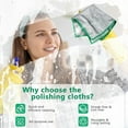 thumbnail image 6 of Topboutique 6 Pcs Microfiber Cloth for Cleaning Glass Window Polishing Cloths Reusable Streak Free Easy Clean Rag Cleaning Towels for Mirror Kitchen Home Dusting 12*12 inch Green, 6 of 8