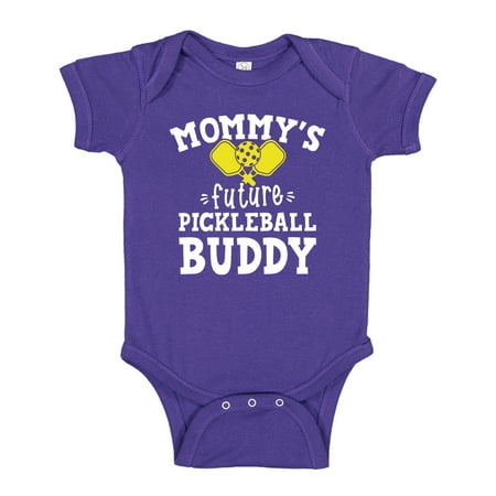 

Mommy s Future Pickleball Buddy Baby Bodysuit One Piece 18 mo Purple