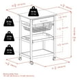 thumbnail image 3 of 20322 Julia Kitchen Cart, 3 of 9