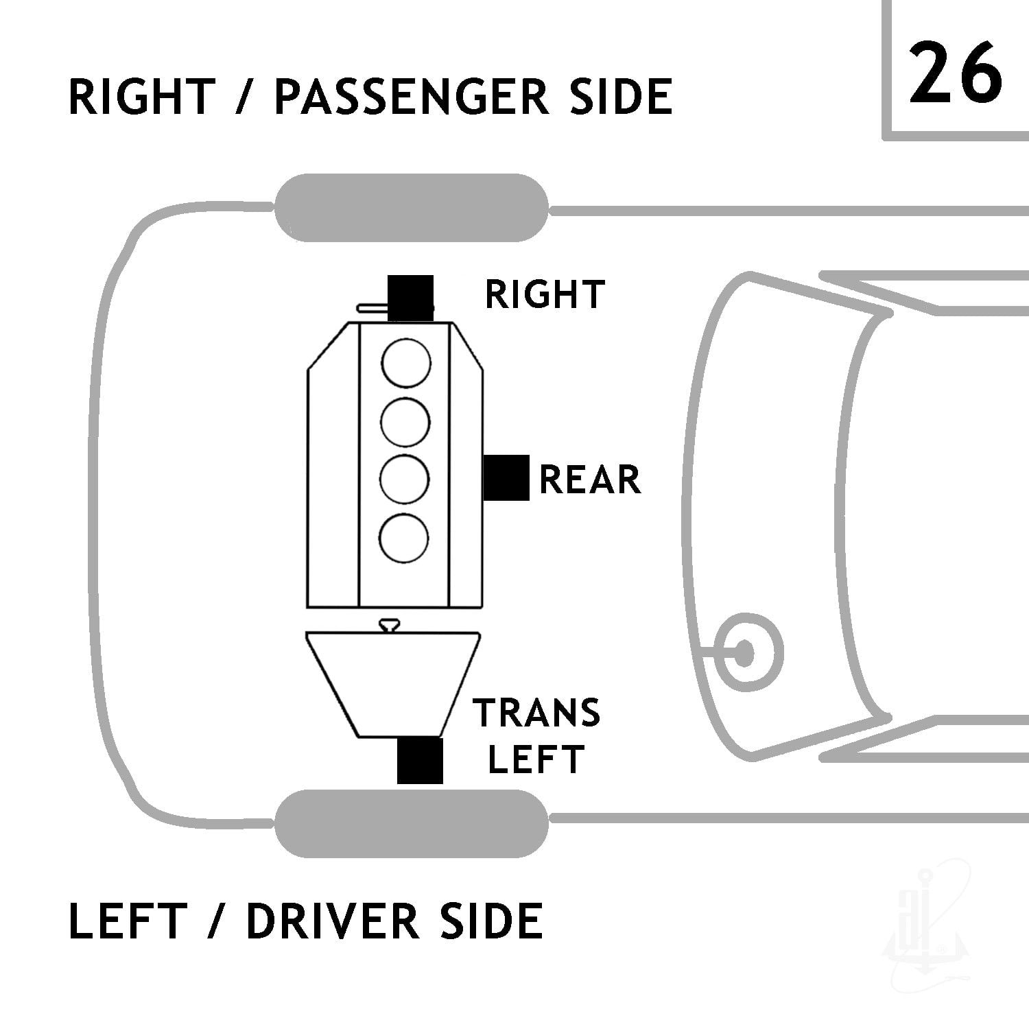 Anchor 9831 Transmission Mount