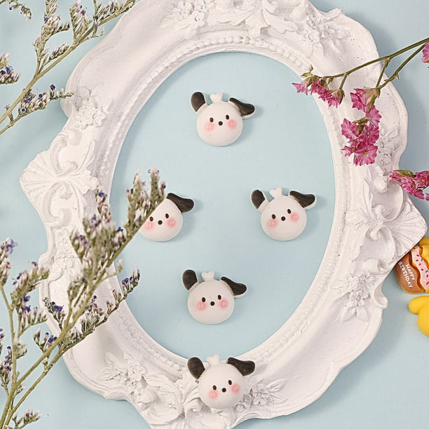 Nuevos dijes de resina para uñas con dibujos animados de Hello Kitty, bonitos dijes para uñas de gato Kuromi Sanrio, dijes para uñas Kawaii en 3D
