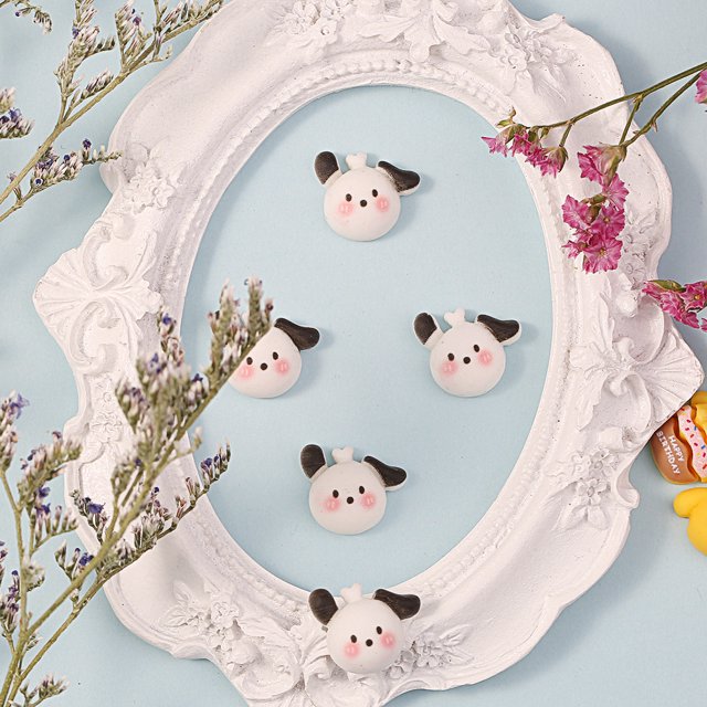 Nuevos dijes de resina para uñas con dibujos animados de Hello Kitty, bonitos dijes para uñas de gato Kuromi Sanrio, dijes para uñas Kawaii en 3D