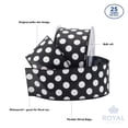 thumbnail image 3 of Cinta decorativa Royal Imports con lunares, 6,35 cm, 23 m, rollo, 3 of 6