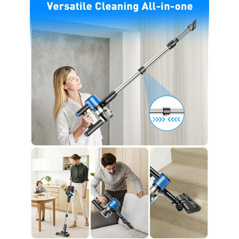 SUXIANGVAC Cordless Vacuum Cleaner, 28Kpa, 8-in-1 Stick Vacuum