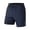 Blue, variant on Awwp Men's Swim Shorts with Pockets Elastic Waist Lightweight 5 Inch Board Shorts Bathing Suits Beach Swimwear Black Size: L
