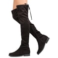 thumbnail image 2 of New Women Liliana Vista-1 Faux Suede Thigh High Drawstring Riding Boot, 2 of 3