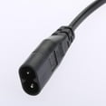 thumbnail image 4 of Universal 8Inch IEC C8 A C7 Convertidor Adaptador Extensión Cable De Alimentación Negro, 4 of 8