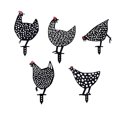 thumbnail image 3 of Billuyoard 5 uds pollo jardín decoración pollo patio arte gallina decoración para jardín patio trasero césped estacas plástico gallina patio Decoración del hogar, 3 of 5