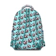 thumbnail image 3 of Panda Pattern Backpack - Trendy School Backpack for Students & Professionals, Roomy Waterproof Design with Comfortable Straps, Ideal for Work & College, 3 of 6