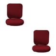thumbnail image 1 of Guardoinrt Soft and Breathable Swivel Chair Cover Seating Experience Wine Red Backrest + Cushion Cover 2Set, 1 of 6
